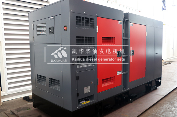 出口新加坡的200KW靜音發(fā)電機組成功出廠