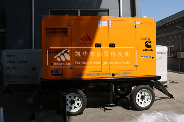 浙江建設(shè)一臺100kw移動(dòng)靜音發(fā)電機(jī)組成功出廠
